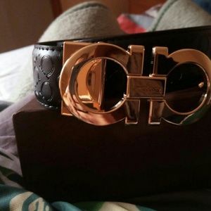 Designer belts ferragamo